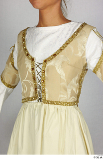 Photos Woman in Historical Dress 139 18th century beige vest…